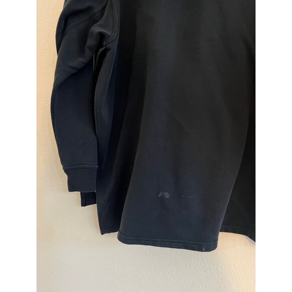 Nike Womens Training Large Wrap Hoodie Workout Dri Fit Black Ahtleisure - Picture 12 of 16